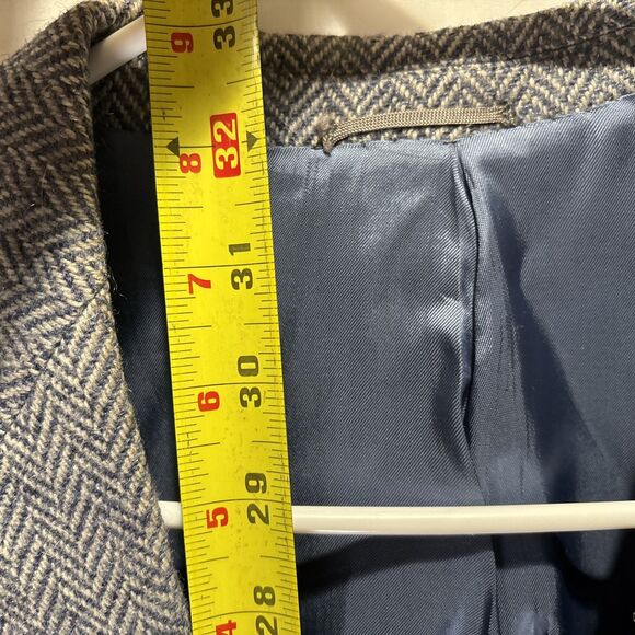 Donegal Mist Men's Sport Coat 42L Handwoven Cashmere Mohair Wool Herringbone - Picture 11 of 16